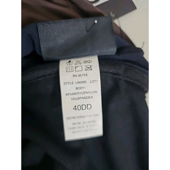 Coco Reef Tankini Top 40DD Bra Size Brown Swimsuit Tank Top NWT. - Picture 13 of 16